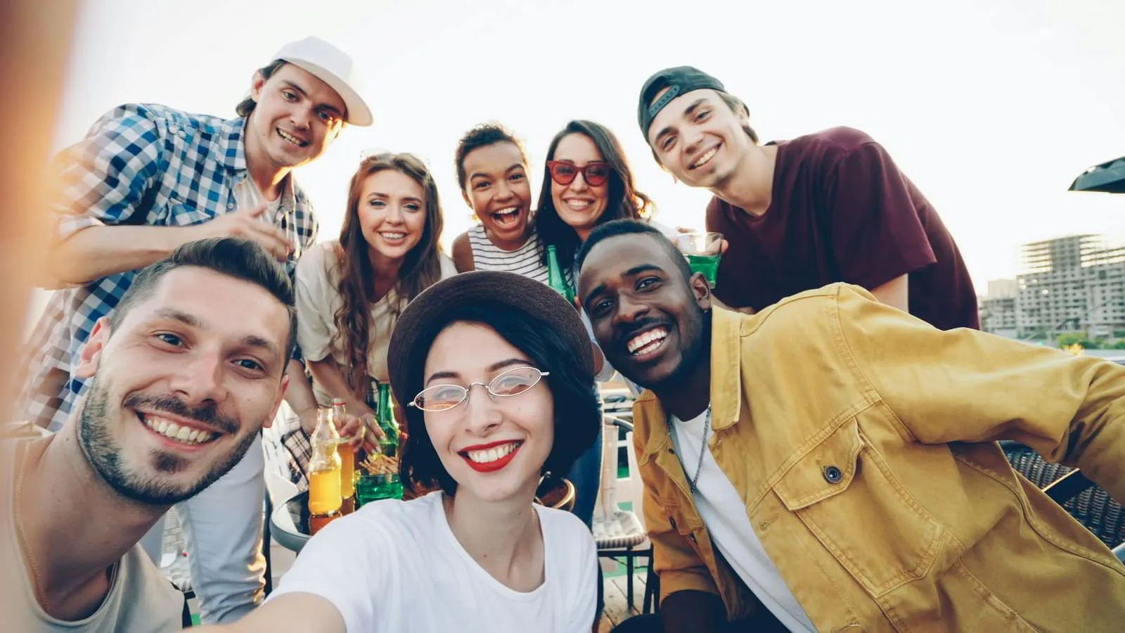Diverse group of consumers participating in research